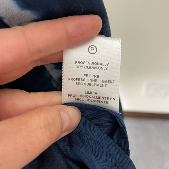 Anthropologie Verb by Pallavi Singhee Blue White Tie Dye Dress size Medium - Picture 14 of 14